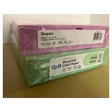 Pastel Green and Pink Copy Paper