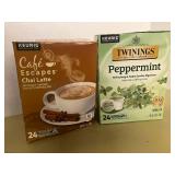Chai Latte and Peppermint K-Cups