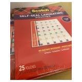 Scotch Self-Seal Laminating Pouches