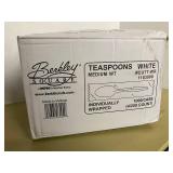 White Plastic Spoons