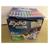 Expo Assorted Color Chisel Dry Erase Markers