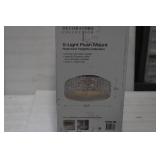 Flush Mount Crystal Light Fixture
