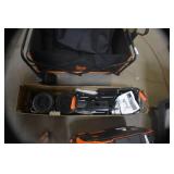 WEN MSA330 Collapsible Rolling Miter Saw Stand with 3 Onboard Outlets