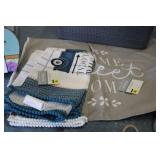 Box of Home decor wall hangings, st...