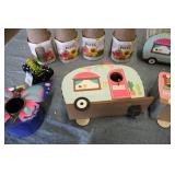 Seed starter Pots, bird houses, and...