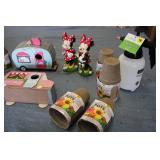 Seed starter Pots, bird houses, and...