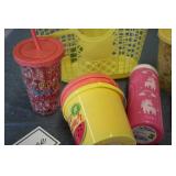 Plastic plates, reusable cups, and ...