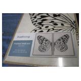 4 Sets of Framed Butterfly Wall Art...