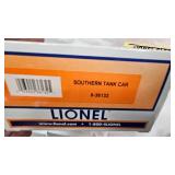 Lionel MKT Flat w/Pipes and Southern Tank Car