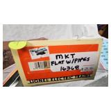 Lionel MKT Flat w/Pipes and Southern Tank Car