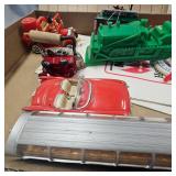 Lot of Tootsie Toys, Cast Iron Antique Car, Misc