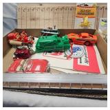 Lot of Tootsie Toys, Cast Iron Antique Car, Misc