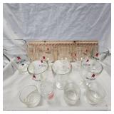 Lot of Michelob Goblets and Pitcher