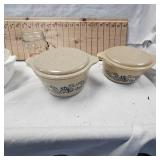 Lot of 2 PYREX Casserole and Corningware Casserole Dish