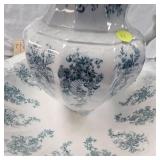 Porcelain Wash Set with Pitcher and Basin