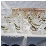 Lot of 12 Schmidt Beer Mugs