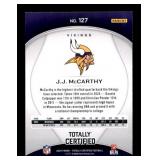 2024 Panini Totally Certified - Rookies J.J. McCarthy #127 Mirror (RC)