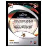 2024 Panini J.J. McCarthy Rookie Card Vikings