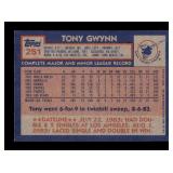 1984 Topps - Tony Gwynn #251 2nd Year Card