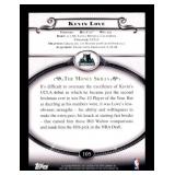 2008-09 Topps Treasury - Kevin Love #105 Rookie Card