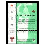 2003-04 Upper Deck UD Top Prospects - Carmelo Anthony #5 (RC) Rookie Card
