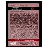 2007 SAGE Hit - Adrian Peterson #28 Rookie Card Vikings