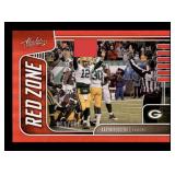 2019 Panini Absolute - Red Zone Aaron Rodgers #18 Spectrum Red /100