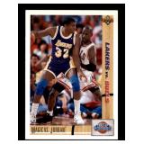 1992 Upper Deck Michael Jordan Vs. Magic Johnson Card
