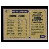 1987 Topps - All-Star Kirby Puckett #611