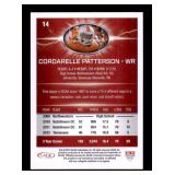 2013 SAGE Hit - Cordarrelle Patterson #14 (RC) Rookie Card