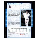 Justin Verlander 1st Bowman Rookie Card