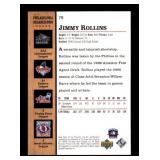 SP Authentic Jimmy Rollins Minor League Rookie Card Philadelphia Phillies