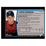 Bowman Rookie Card Justin Morneau (Wearing Catchers Gear)