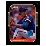 1987 Greg Maddux Donruss Rookie Card
