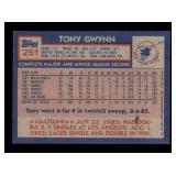1984 Topps - Tony Gwynn #251 2nd Year Card