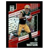 Donruss Elite Christian Watson Rookie Card Parallel Serial #