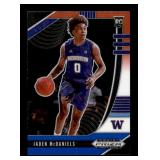 2020-21 Panini Prizm Draft Picks - Jaden McDaniels #51 Red White & Blue Prizm (RC) Rookie Card