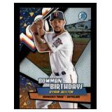 Bowman Chrome Byron Buxton Bowman Birthdays