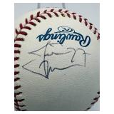 Justin Morneau Autographed Baseball, Authentic Major League Baseball