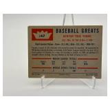 1960 Fleer Cy Young Vintage Baseball Card, All-Time Great Pitcher