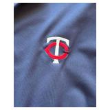 Minnesota Twins Blue and Read Polo Shirt, Adult Male XL Size