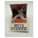 2004 Fleer Platinum Mike Piazza Folding Card Insert