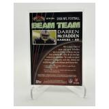 2008 Topps Stadium Club - Beam Team Relics Darren McFadden #BTR-DM (MEM, RC) Game Used Jersey Card Rookie