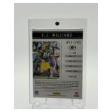 2011 Panini Playbook - Rookie D.J. Williams #61 Platinum /25 (AU, RC)