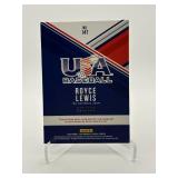 USA Baseball Royce Lewis 18U National team Game Used Jersey Autograph Card Serial #