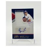 USA Baseball Royce Lewis 18U National team Game Used Jersey Autograph Card Serial #