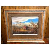 Terry Redlin “The Homestead” Signed Numbered Limited Edition Print 207/960 Framed Mallard Ducks