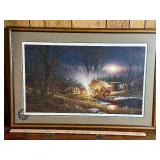 Terry Redlin “Campfire Tales” Conservation Edition Framed & Signed Print w/ COA #1812/6000