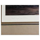 Terry Redlin “The Sharing Season II” Hand Signed Open Edition Print - Framed, Christmas 1986