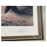 Terry Redlin “The Sharing Season II” Hand Signed Open Edition Print - Framed, Christmas 1986